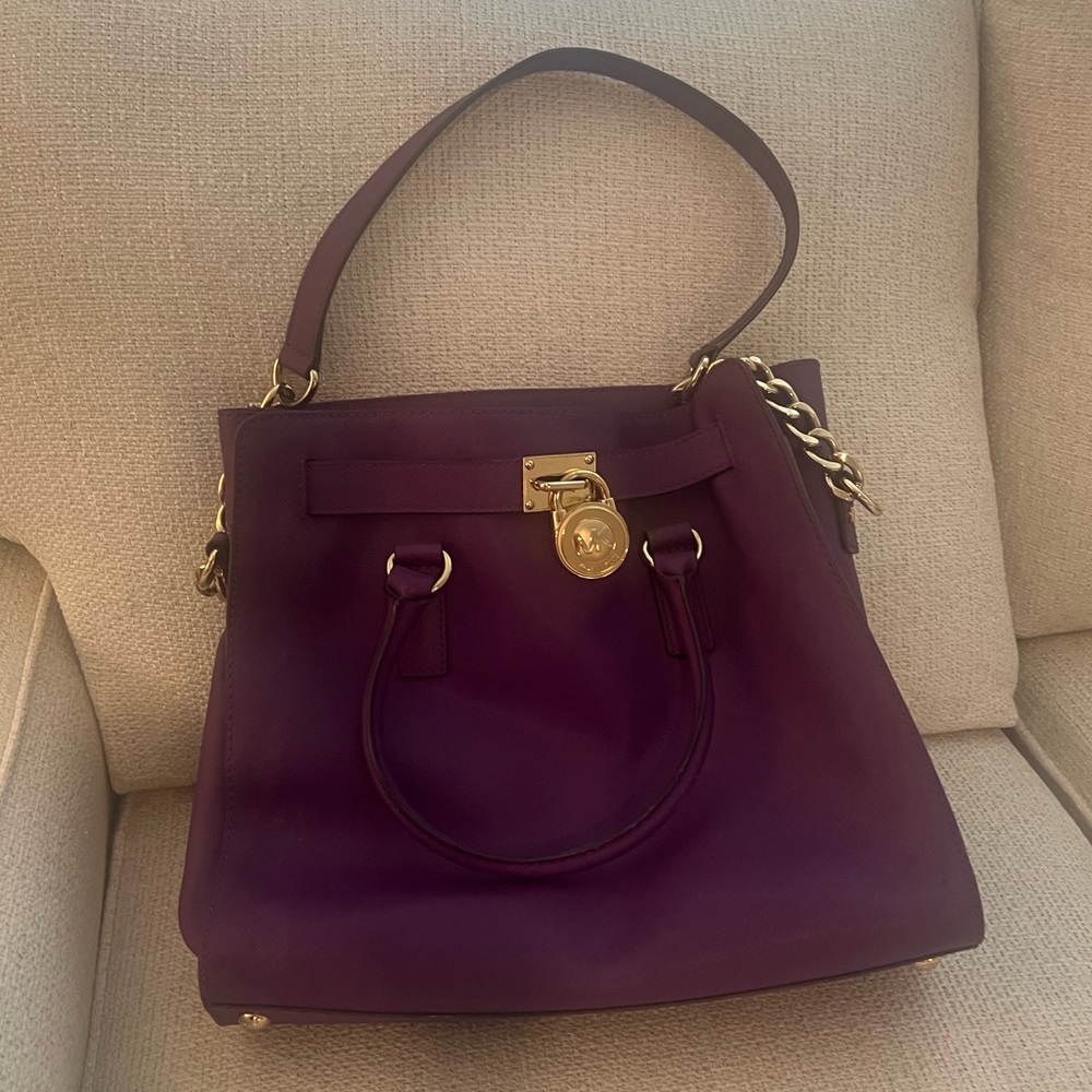Michael Kors Violet Hamilton Bag - image 1